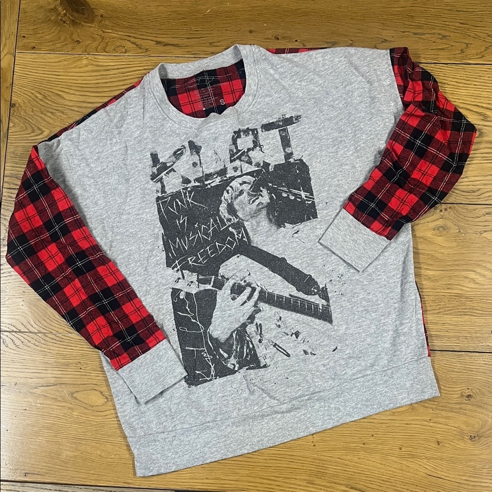 Vintage Kurt Cobain signature sweatshirt/flannel